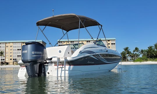 Hurricane 24ft DeckBoat for the entire Family Delivered to your Dock!