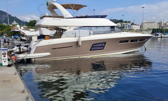 60ft Prestige Garoto Motor Yacht Rental in Rio de Janeiro, Brazil