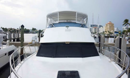 Crewed Charter on 52' Hatteras Motor Yacht in Fort Lauderdale, Florida