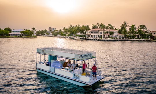 Awesome Double Deck Party Pontoon in Fort Lauderdale