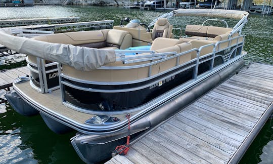 Trailered 2020 Lowe SS230 CL Tritoon in Spicewood, Tx for rent on Lake Travis or Lake LBJ