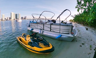 2022 Lexington 22ft Pontoon Boat Rental in Miami