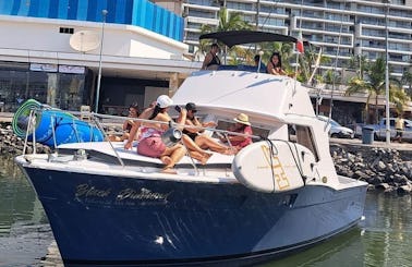 Chris Craft 37Ft for 12 people available for rent in Puerto Vallarta 