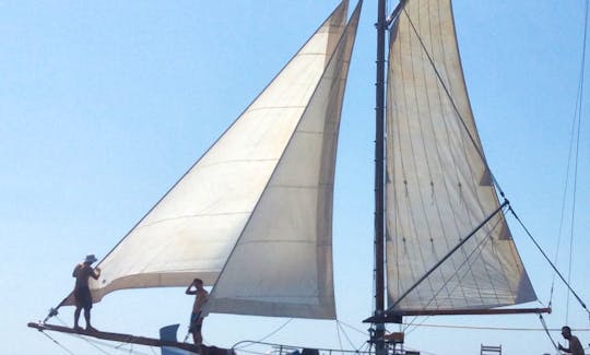 Sailing Schooner in Skiathos