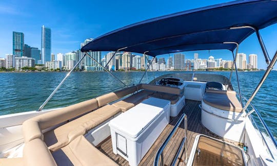 "Bit O' Crumpet" 60' Sunseeker Manhattan Yacht in Miami Beach