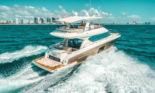 "Tryst" 62' Prestige Flybridge Yacht for Fun in The Sun in Ft. Lauderdale