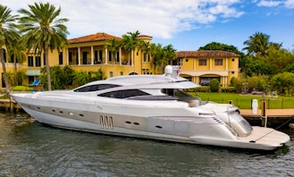 "Jerico 5" Pershing 94 Ultimate Party Yacht With DJ Booth in North Bay Village!