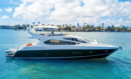 Yacht de luxe « Mancusa II (Sunseeker) » Sunseeker Manhattan 70' à louer à Miami