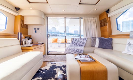 "Mancusa II (Sunseeker)" Sunseeker Manhattan 70' Luxury Yacht for Charter in Miami