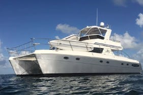 "Seafari" 42' Africat Power Catamaran For Daily Excursions in Boca Raton