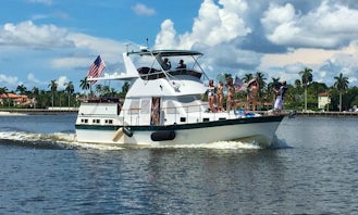 "Last Resort" Marine Trader 45' Motor Yacht With Flybridge for Day in West Palm Beach