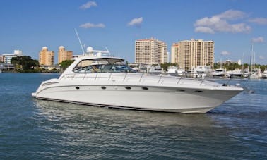 "Yolo" 50' Searay Sundancer for Charter in Fort Lauderdale