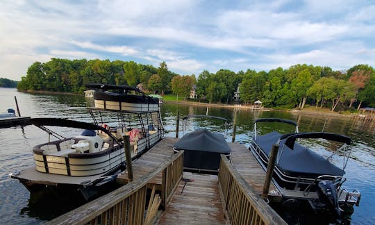 Cruise, Swim, Party and Enjoy on a Brand New 2021 Tritoon on Lake Norman!