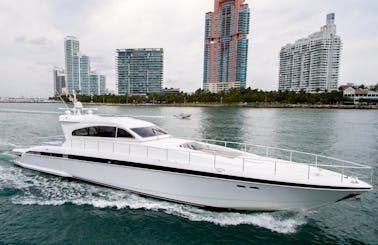 80ft Leopard Luxury Sport Yacht Charter in Miami Beach