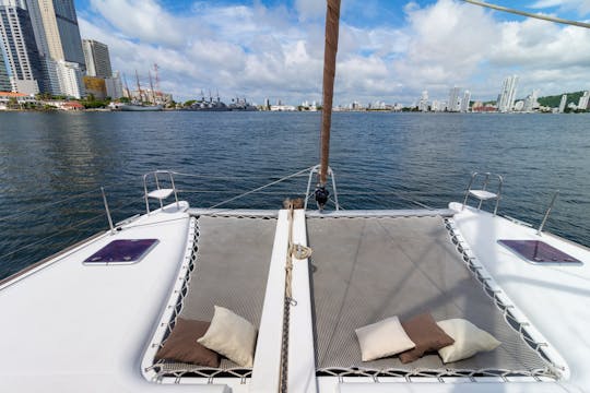 Charter 40' Cruising Catamaran In Cozumel, Mexico