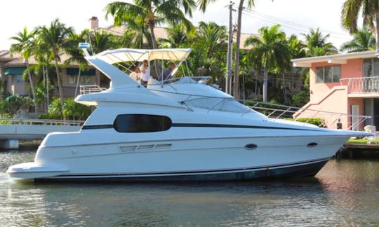 "Xavier" 46' Silverton 410 Sport Bridge Motor Yacht Rental in Fort Lauderdale, Florida