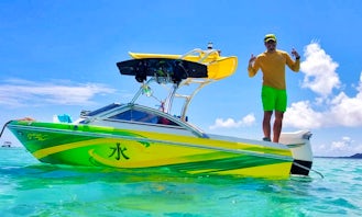 Capt Rico's Kaneohe Tour-> Sun - Snorkel - Wakeboard