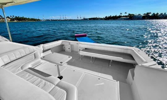 50' PRIVATE LUXURY YACHT RENTAL MIAMI, GREAT LOCATION, NO HIDDEN FEES