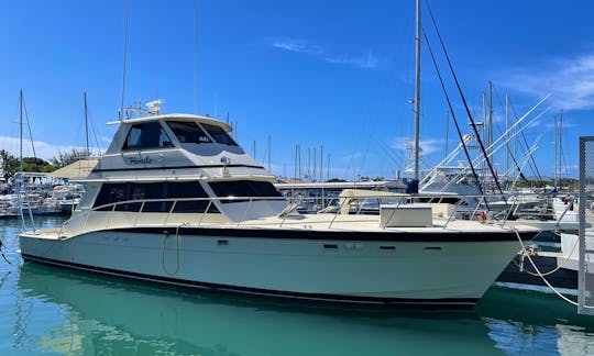 60’ Hatteras Luxury Power Yacht in Honolulu, Hawaii