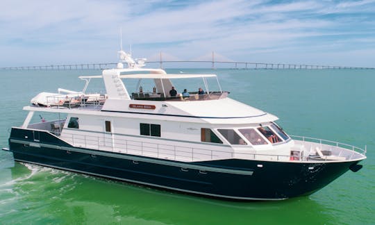 "Island Soul" Boundless Custom Power Mega Yacht Charter in Tampa, Florida