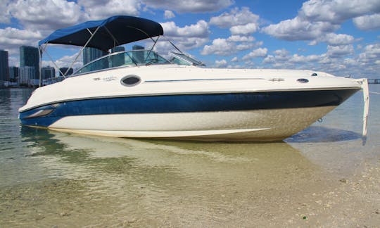Enjoy 5 IDENTICAL 26' Sea Ray Sundeck in Miami! ALWAYS AVAILABLE! (1 hour free mon-thurs)