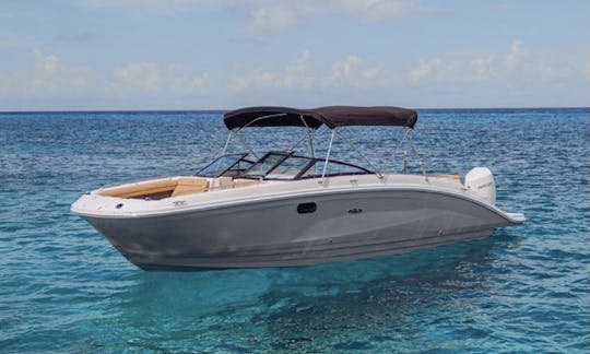 SEA RAY SDX 28’ 2021 Deck Boat for 10 passengers CANCUN - ISLA MUJERES