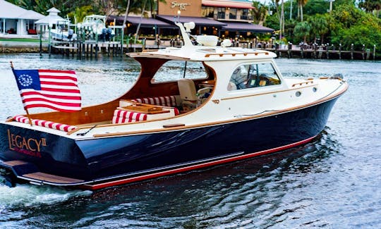 ''Legacy II'' Hinckley Picnic Boat Rental in Riviera Beach, Florida