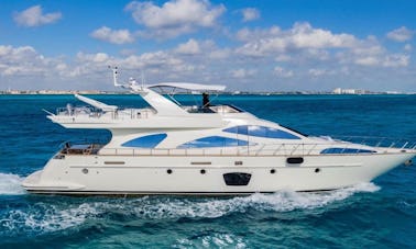 ''Truco II'' Azimut 80 Flybridge Power Mega Yacht Rental in Miami, Florida