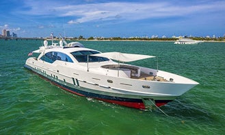 120ft Power Luxury Yacht in Island Gardens Marina!!
