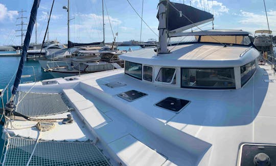 private charter of the catamaran cyprus