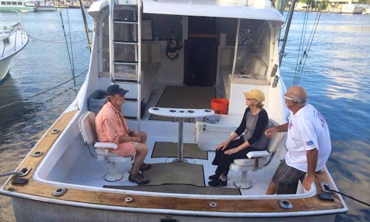 Fishing Charter on Hatteras 36 with Twin Diesel Engine