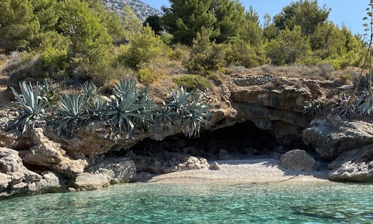 Murvica Beach on south side of Brac island