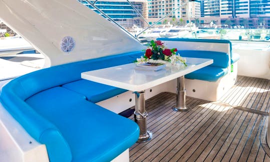 GEORGEOUS 77 Ft YACHT AVAILABLE FOR CHARTER IN DUBAI