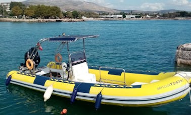 Mariner Open 23' RIB boat in Varkiza
