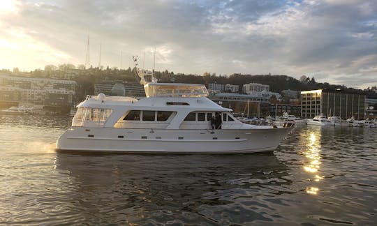 Afternoon or Day Cruise Aboard World Renowned 76' Custom Luxury Yacht in Downtown Seattle