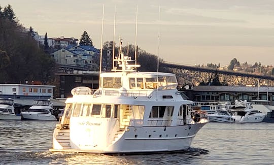 Afternoon or Day Cruise Aboard World Renowned 76' Custom Luxury Yacht in Downtown Seattle