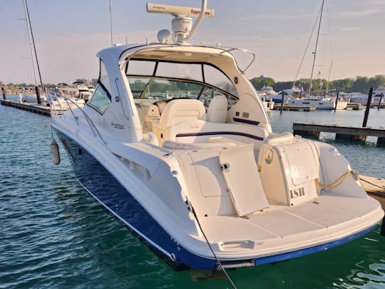 Alquile un lujoso SeaRay Sundancer 390 de 39 pies para 11 huéspedes con capitán en Chicago