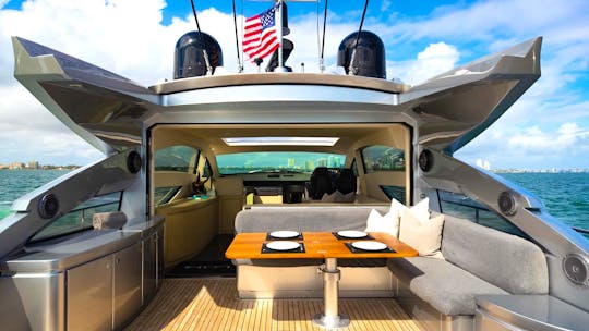 65' Pershing in Miami Beach, Florida - Rent a Luxury Yachting Experience!