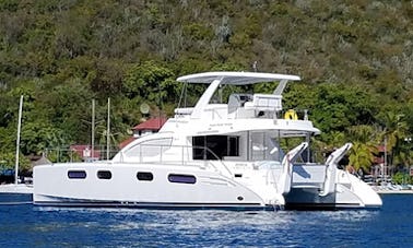 Catamarã elétrico Leopard de luxo de 47 pés para fretamento diário ou mergulho em Fajardo