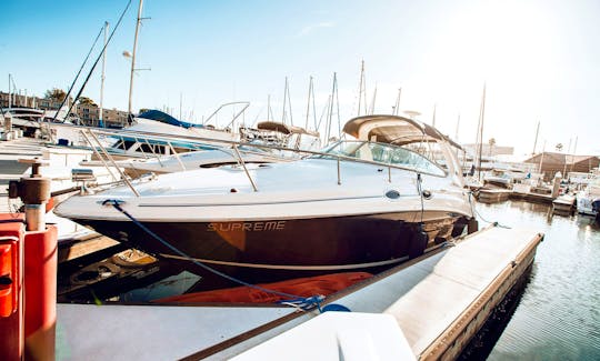Captained Charter on 31' UNIQ Sundancer Luxury Yacht in Marina del Rey