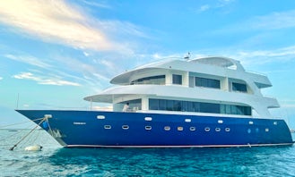 Luxury 105' Wooden Built Liveaboard Charter in Maldives!
