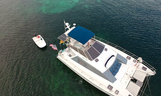 Luxury Jeantot 42' Power Catamaran Charter in Stuart