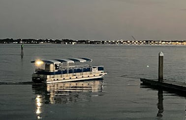 Nights of Lights in St Augustine FL - November 19 thru January 31- Private Boat - up to 32 Passengers - 40' Pontoon Boat