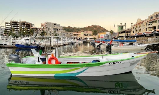 Private 26' Panga boat in Cabo San Lucas