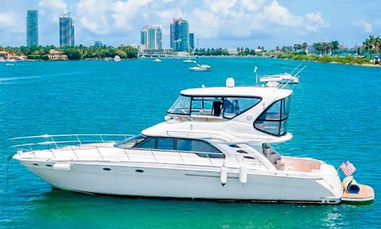 58' FLYBRIDGE Yacht up to 12 guest Day/Night (JET SKI optional) 