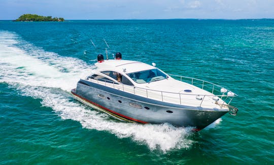 Deal of the Week! Pershing 56 Motor Yacht for Rent in Cartagena, Colombia.