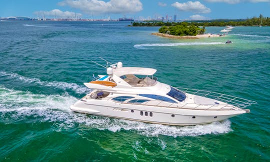 65' Azimut 🛥 || INCREDIBLE LUXURY YACHT IN MIAMI FLORIDA!!