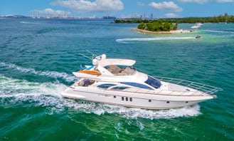 65' Azimut 🛥 || INCREDIBLE LUXURY YACHT IN MIAMI FLORIDA!!
