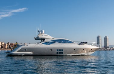 Azimut 68' Luxury Yacht for Charter in Barcelona, Spain