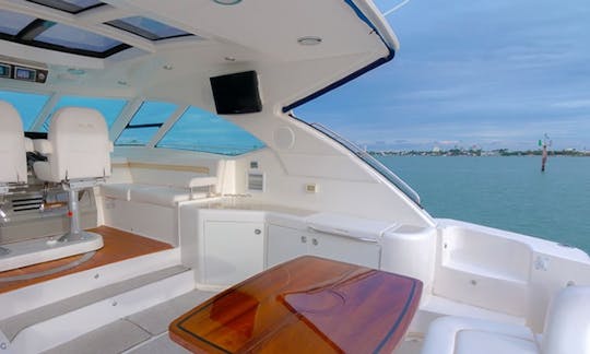 Beautiful Sea Ray Sundancer 540 Motor Yacht Charter in Miami Florida !